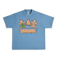 Pebble Blue gingerbread christmas Urban Heavy Tee - MaliasSmallBusiness