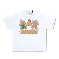White gingerbread christmas Urban Heavy Tee - MaliasSmallBusiness