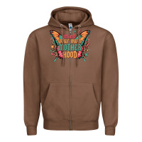 Chestnut mind your own motherhood Zipper Hoodie - Zillion Design Studio