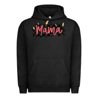 Pigment Black checkered mama Urban Hoodie - MaliasSmallBusiness