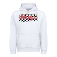 White checkered mama Urban Hoodie - MaliasSmallBusiness