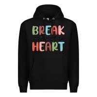 Black break my bed not my heart Premium Hoodie - MaliasSmallBusiness