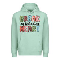 Seafoam break my bed not my heart Premium Hoodie - MaliasSmallBusiness