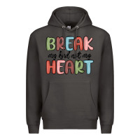 Smoke break my bed not my heart Premium Hoodie - MaliasSmallBusiness