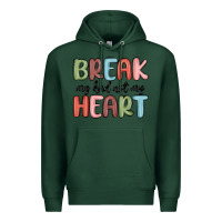 Sports Green break my bed not my heart Premium Hoodie - MaliasSmallBusiness