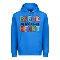 True Royal break my bed not my heart Premium Hoodie - MaliasSmallBusiness