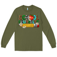 Army Green school counselor Long Sleeve Tee - texasbilliewilder