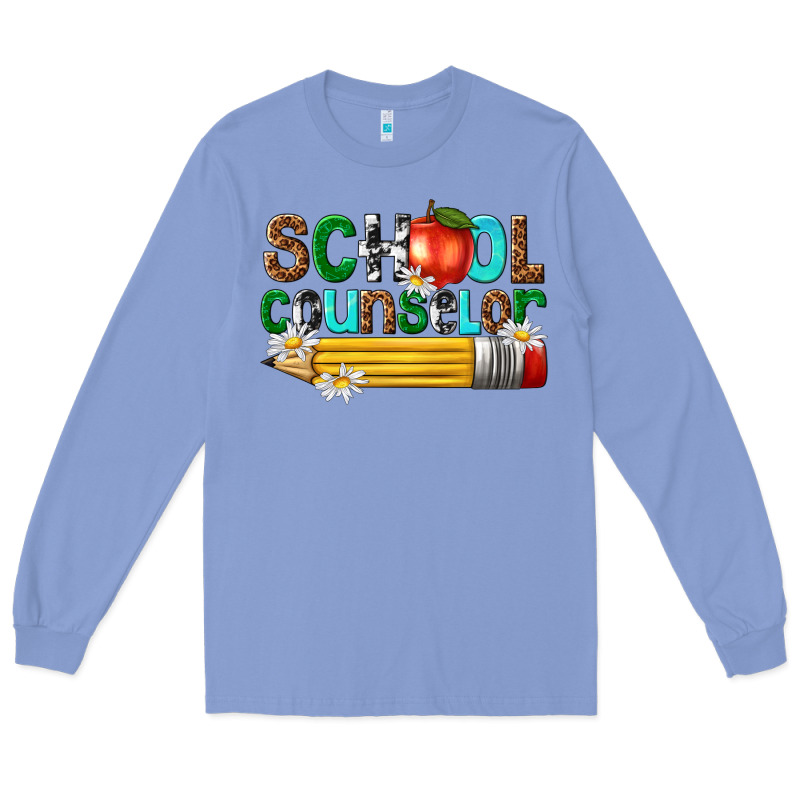 School Counselor Long Sleeve Tee by texasbilliewilder | Teevron
