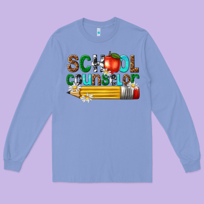 School Counselor Long Sleeve Tee Designed By Texasbilliewilder