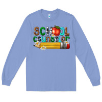 Colony Blue school counselor Long Sleeve Tee - texasbilliewilder