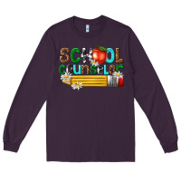 Plum school counselor Long Sleeve Tee - texasbilliewilder