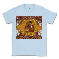 Dusty Blue horse Classic Tee - BarkalooDesign