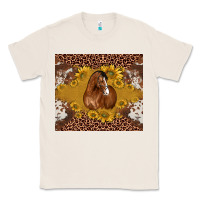 Natural horse Classic Tee - BarkalooDesign