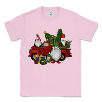 Bubblegum Pink christmas gnomes with truck Classic Tee - RanaPortraitStore