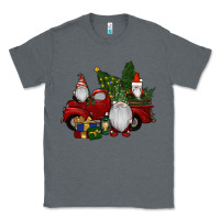 Charcoal Heather christmas gnomes with truck Classic Tee - RanaPortraitStore