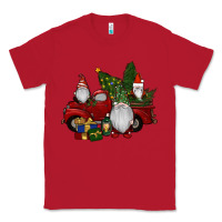 Red christmas gnomes with truck Classic Tee - RanaPortraitStore