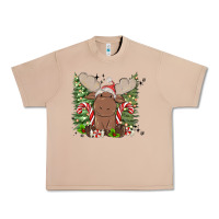 Burro christmas reindeer Urban Heavy Tee - MaliasSmallBusiness