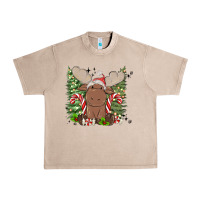French Oak christmas reindeer Urban Heavy Tee - MaliasSmallBusiness