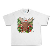 Lunar Rock christmas reindeer Urban Heavy Tee - MaliasSmallBusiness