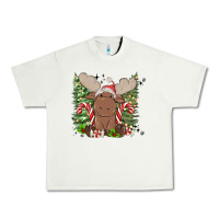Pistachio christmas reindeer Urban Heavy Tee - MaliasSmallBusiness