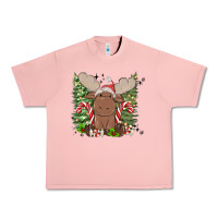 Salmon christmas reindeer Urban Heavy Tee - MaliasSmallBusiness