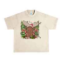 Sandshell christmas reindeer Urban Heavy Tee - MaliasSmallBusiness