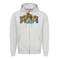 Dove Grey mom gnome Zipper Hoodie - Zillion Design Studio