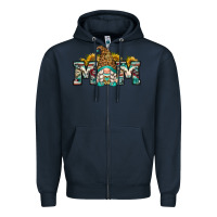 Navy mom gnome Zipper Hoodie - Zillion Design Studio