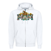 White mom gnome Zipper Hoodie - Zillion Design Studio