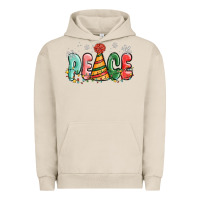 Pigment French Oak peace Urban Hoodie - MaliasSmallBusiness