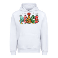 White peace Urban Hoodie - MaliasSmallBusiness