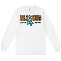 White blessed life Long Sleeve Tee - Zillion Design Studio