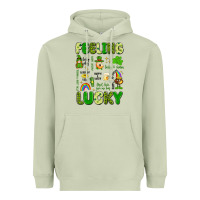 Matcha feeling lucky Heavyweight Hoodie - Artiststas