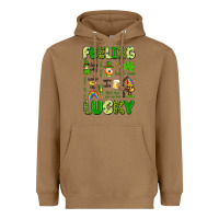 Toasted Coconut feeling lucky Heavyweight Hoodie - Artiststas