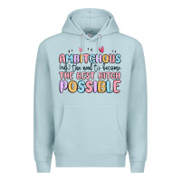 Blue Mist ambitchous (adj.) the need to become the best bitc Premium Hoodie - MaliasSmallBusiness