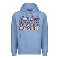Colony Blue ambitchous (adj.) the need to become the best bitc Premium Hoodie - MaliasSmallBusiness