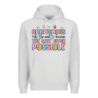 Dove Grey ambitchous (adj.) the need to become the best bitc Premium Hoodie - MaliasSmallBusiness