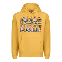 Mustard ambitchous (adj.) the need to become the best bitc Premium Hoodie - MaliasSmallBusiness