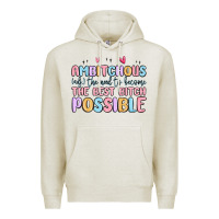 Oatmeal Heather ambitchous (adj.) the need to become the best bitc Premium Hoodie - MaliasSmallBusiness