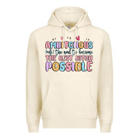 Tofu ambitchous (adj.) the need to become the best bitc Premium Hoodie - MaliasSmallBusiness