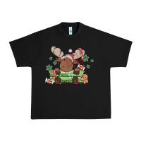 Black christmas reindeer Urban Heavy Tee - MaliasSmallBusiness