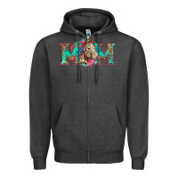 Charcoal Heather mom horse Zipper Hoodie - Zillion Design Studio