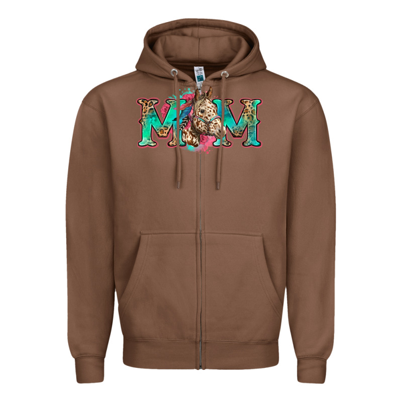 Mom Horse Zipper Hoodie by Zillion Design Studio | Teevron