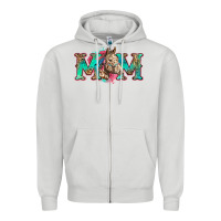 Dove Grey mom horse Zipper Hoodie - Zillion Design Studio