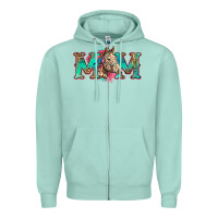 Seafoam mom horse Zipper Hoodie - Zillion Design Studio