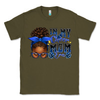 Army Green in my cheer mom era afro messy bun Classic Tee - texasbilliewilder