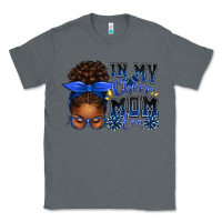 Charcoal Heather in my cheer mom era afro messy bun Classic Tee - texasbilliewilder