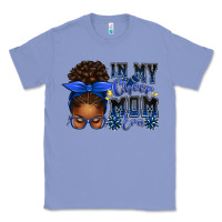 Colony Blue in my cheer mom era afro messy bun Classic Tee - texasbilliewilder