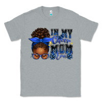 Heather Grey in my cheer mom era afro messy bun Classic Tee - texasbilliewilder