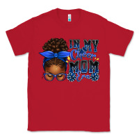 Red in my cheer mom era afro messy bun Classic Tee - texasbilliewilder